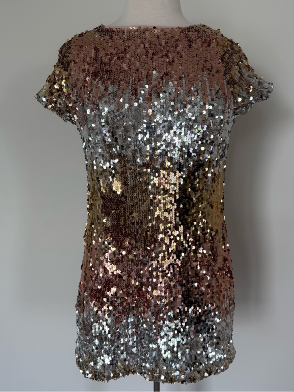 Sugar & Jade Sequin Ombré mini dress